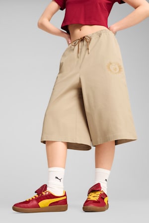 PUMA x HARRY POTTER Relaxed 14" Jorts Women, Toasted Almond, extralarge-GBR